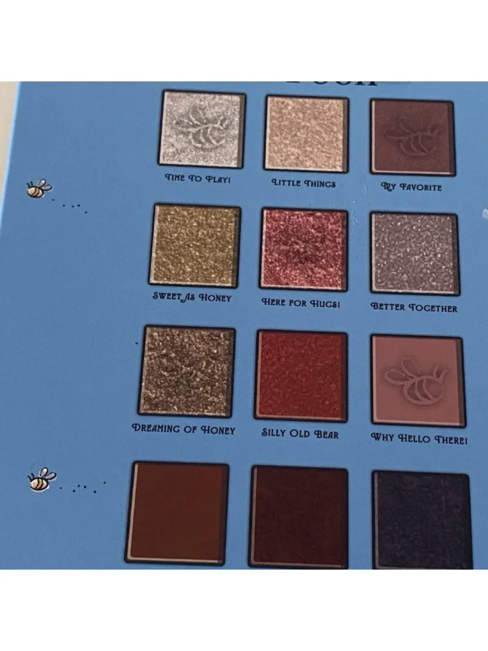 Set‎ Of 12 Disney Winnie The Pooh & Hunny Eyeshadow Palette With Mirror NEW